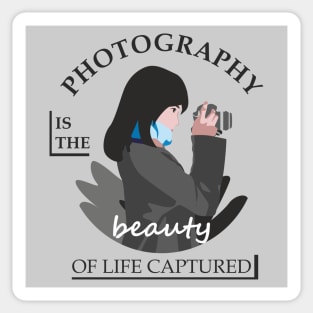 Vector Photography Quotes Sticker